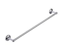 Milano Elizabeth Traditional Bathroom Wall Mounted Single Towel Rail Holder - Chrome