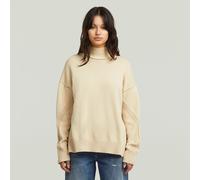 Milano High Neck Knit - White - Women L