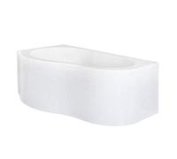 Milano Irwell White 1500mm x 1000mm Left Hand Corner Bath Panel