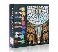 Milano Italy Puzzles for Adults 1000 Pieces, Italian Galleria Jigsaw Puzzle, Old Scenic Galeria Puzzles for Friends, Scape Puzzle as Home Decor, Challenging but Fun, Relieve Loneliness(50.5x70.5cm)