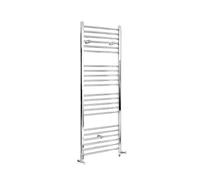 Milano Kent Chrome Dual Fuel Straight Heated Towel Rail - 1600mm x 400mm