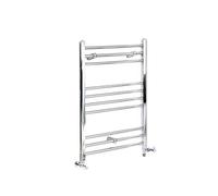 Milano Kent Chrome Dual Fuel Straight Heated Towel Rail - 800mm x 500mm