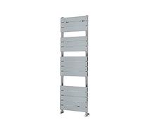 Milano Lustro Chrome Flat Panel Heated Towel Rail - 1512mm x 450mm