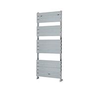 Milano Lustro Chrome Flat Panel Heated Towel Rail - 1512mm x 600mm