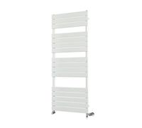 Milano Lustro White Dual Fuel Flat Panel Heated Towel Rail - 1500mm x 600mm