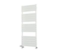Milano Lustro White Dual Fuel Flat Panel Heated Towel Rail Cable Cover - 1500mm x 600mm