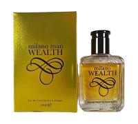 Milano man Wealth Eau de toilette pour homme 50ml Christmas, dad, brother, son, husband, boyfriend perfect stocking filler or birthday present