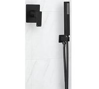 MILANO Manual Mixer Valve Hand Shower Handset Black