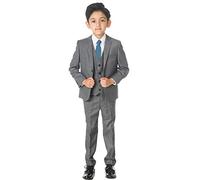 Milano Mayfair, Boys Grey Suit, Boys Wedding Page Boy Party Prom Suit, 12-18m to 14 Years (9 Years)