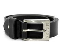 Milano Mens Full Grain Leather Belt - 1.5" (40mm) - Black Brown # ML-2920 - Black, XL