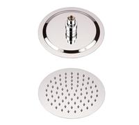 Milano Mirage 200mm Round Rainfall Shower Head - Chrome