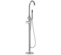 Milano Mirage Freestanding Thermostatic Bath Shower Mixer Tap Hand Shower Handset - Chrome