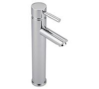 Milano Mirage High Rise Mono Bathroom Basin Mixer Tap Lever Handle - Chrome