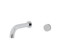 Milano Mirage Wall Mounted Digital Bath or Bathroom Basin Mixer Tap - Chrome