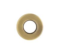 Milano Modern Bathroom Basin Sink Round Overflow Ring - Brushed Brass