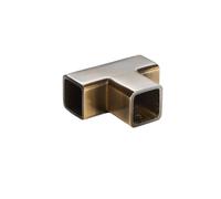 Milano Monet Brushed Gold Square Wet Room Enclosure Shower Support Arm T Piece