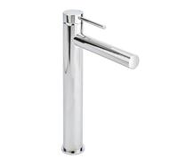 Milano Otto High Rise Mono Bathroom Basin Mixer Tap Lever Handle - Chrome