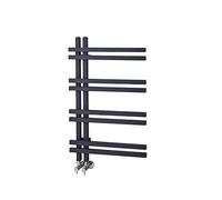 Milano Pars Anthracite Aluminium Heated Towel Rail - 800mm x 500mm