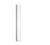 Milano Portland 1400mm x 250mm Chrome Shower Bath Splash Guard Glass Screen