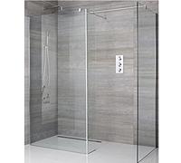 Milano Portland Chrome Corner Shower Enclosure 1000mm 900mm Screens 600mm Tile Drain