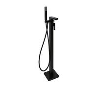 Milano Preto Freestanding Bath Shower Mixer Tap Hand Shower Handset - Black