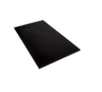 Milano Rasa Graphite Low Profile Rectangular Textured Slate Effect Shower Tray - 1700mm x 900mm