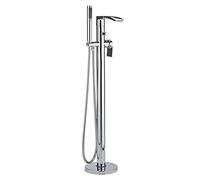 Milano Razor Freestanding Bath Shower Mixer Tap Hand Shower Handset - Chrome