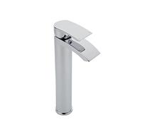 Milano Razor High Rise Mono Bathroom Basin Mixer Tap Lever Handle - Chrome