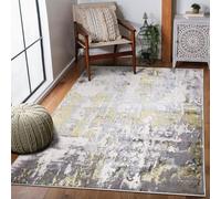 Milano Rugs Modern Abstract Design Large Area Rugs (Ochre, 160 x 230 cm)