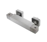 Milano Rune Square Thermostatic Bar Mixer Shower Valve - Gunmetal Grey