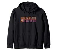 Milano San Remo Spring Classic Cycling Zip Hoodie