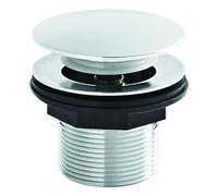 Milano Select Push Button Bathroom Bath Waste - Chrome