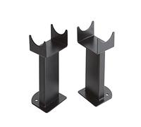 MILANO Single Double Vertical Horizontal Radiator Floor Mounting Feet Black