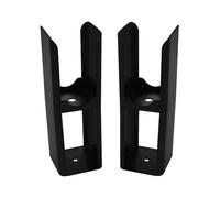 MILANO Single Double Vertical Horizontal Radiator Floor Mounting Feet Black