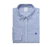 Milano Slim-fit Sport Shirt - male - Brooks Brothers - Formal Shirts - Blue - S - Shirts S