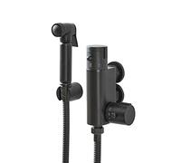 MILANO Thermostatic Douche Shower Toilet Wall Bracket Black