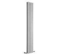 Milano Viti White Vertical Diamond Shaped Double Panel Radiator - 1780mm x 280mm