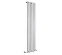 Milano Viti White Vertical Diamond Shaped Single Panel Radiator - 1780mm x 420mm
