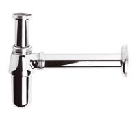 MILANO Wall Hung Bathroom Basin Sink Bottle Trap Chrome | Brass Construction. Suitable For Wall Hung Or Washstand Basins. Traditional Style. For Basins With An Exposed Trap.