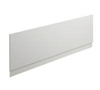 Milano White 1500mm Straight Bath Front Panel