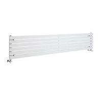 MILANO White Horizontal Single Flat Panel Radiator 354 x 1780mm