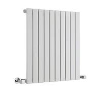 MILANO White Horizontal Single Flat Panel Radiator 635 x 590mm