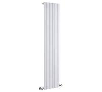 Milano White Vertical Single Flat Panel Radiator 1600 x 354mm