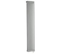 Milano Windsor 1000W White Cast Iron Style Vertical 2 Column WiFi Electric Radiator 1500mm x 290mm