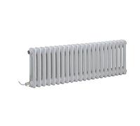 Milano Windsor 800W White Cast Iron Style 2 Column WiFi Electric Radiator - 300mm x 1010mm