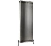 Milano Windsor Raw Metal Cast Iron Style Vertical Triple Column Radiator - 1800 x 560mm