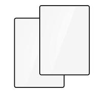 milaosk 2 Pcs Page Magnifying Lens 3X (300%) Full Page Magnifier Magnifying Glass for Reading Small Text, Maps and Books 4.70"x7" Clear (2 Pack)