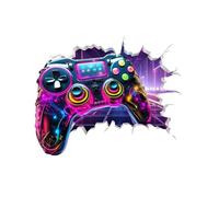 milaosk 3D 3D Gamer Wall Stickers Video Controller Joystick Gamer Wallpaper Cool Posters Wall Art Decals for Gaming Room Bedrooms Boys Teenagers Playroom Decor