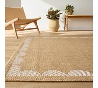 Milas Jute-Effect Indoor/Outdoor Rug natural/white
