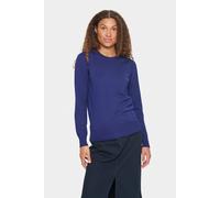 MilaSZ Crew Neck Long Sleeve Pullover Saint Tropez Blue M